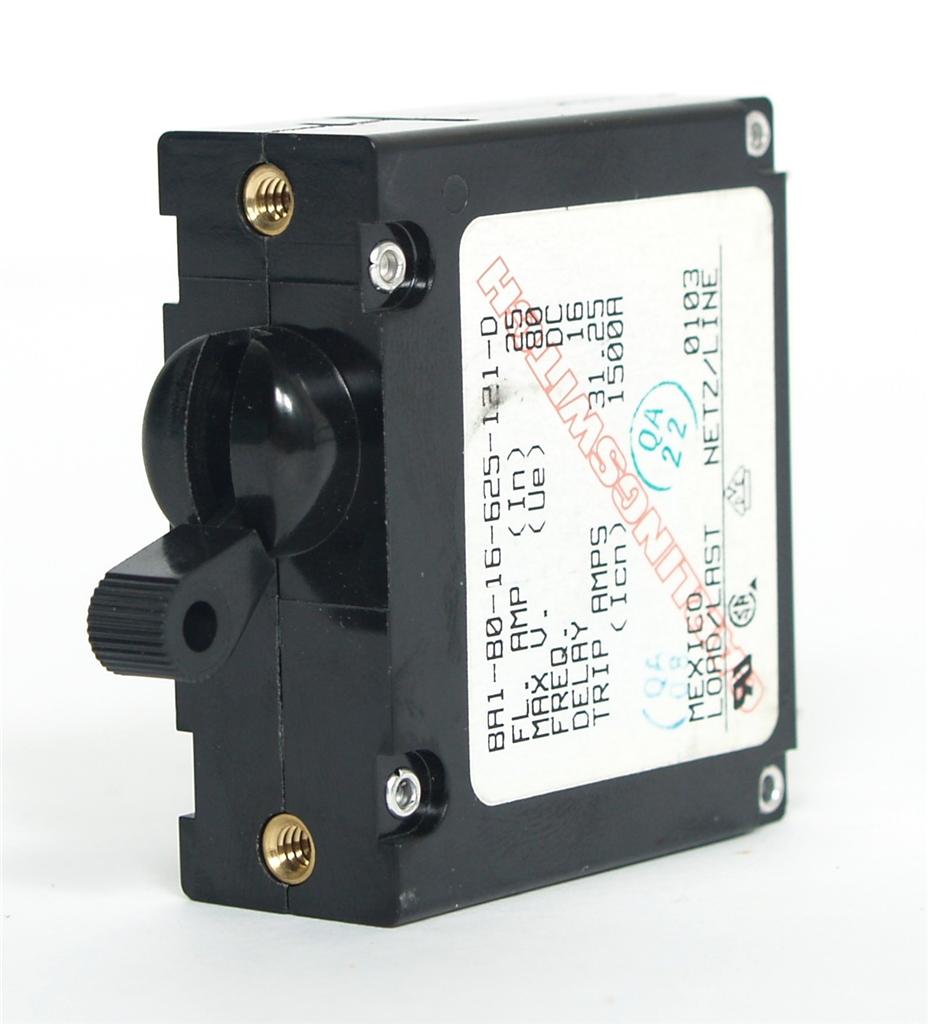 CARLING SWITCH 25A PANEL MOUNT BREAKER. NEW eBay