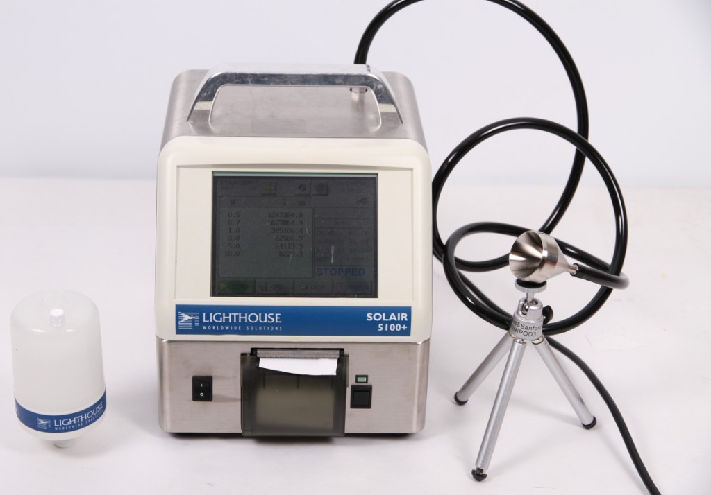LIGHTHOUSE SOLAIR 5100+ 6CHANNEL CLEANROOM PARTICLE COUNTER eBay