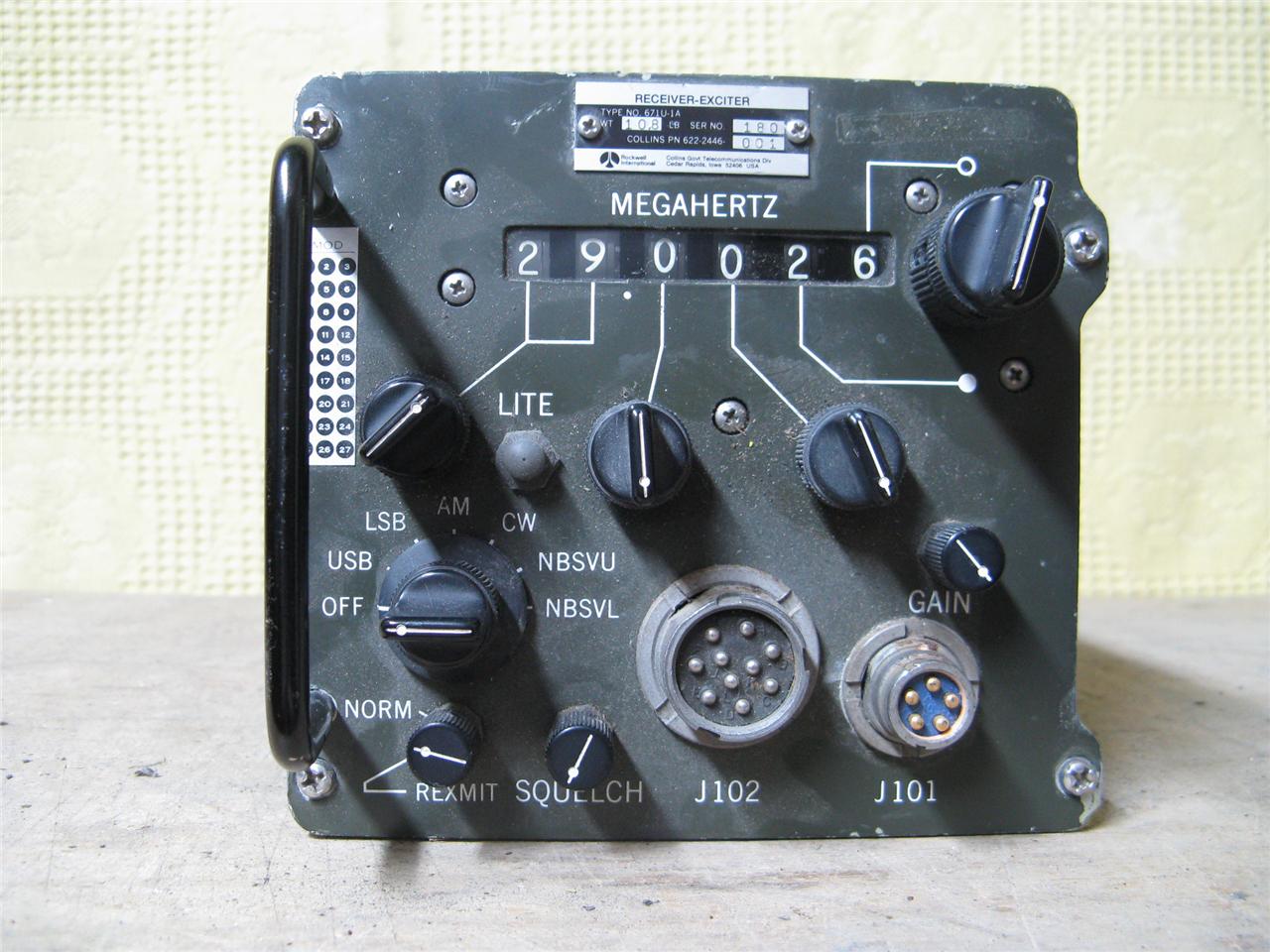 COLLINS 671U1A HF RECEIVER EXCITER 230 MHz eBay