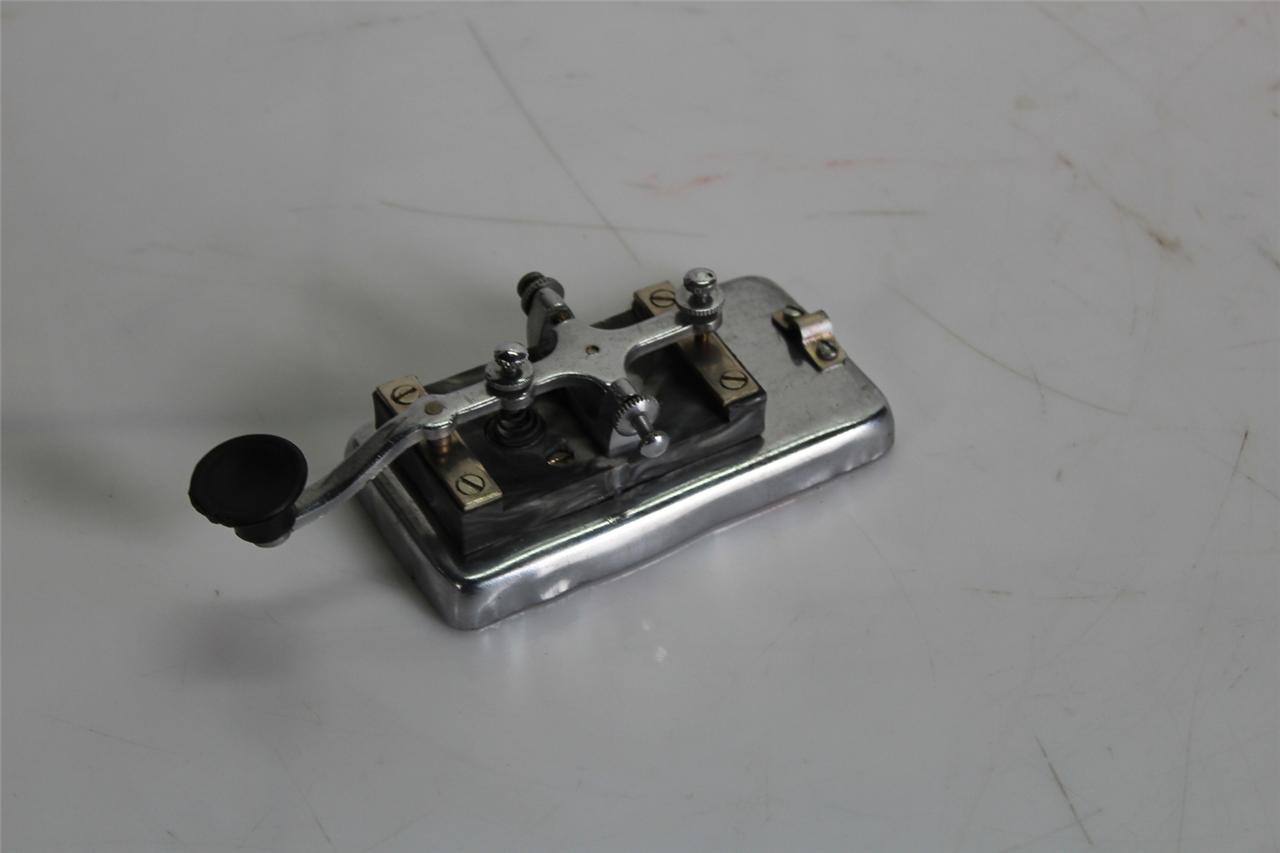 Vintage Chinese Military Morse Code Telegraph Key