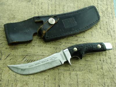 Ruko+Solingen VINTAGE CUSTOM RUKO MARK II SOLINGEN GERMANY STAG HUNTING BOWIE ...