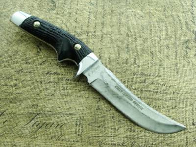 Ruko+Solingen VINTAGE CUSTOM RUKO MARK II SOLINGEN GERMANY STAG HUNTING BOWIE ...