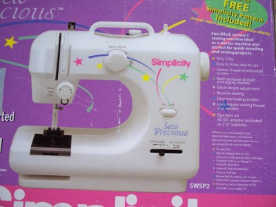 Simplicity Sew Precious Beginner Sewing Machine, Complete, Used Once | eBay