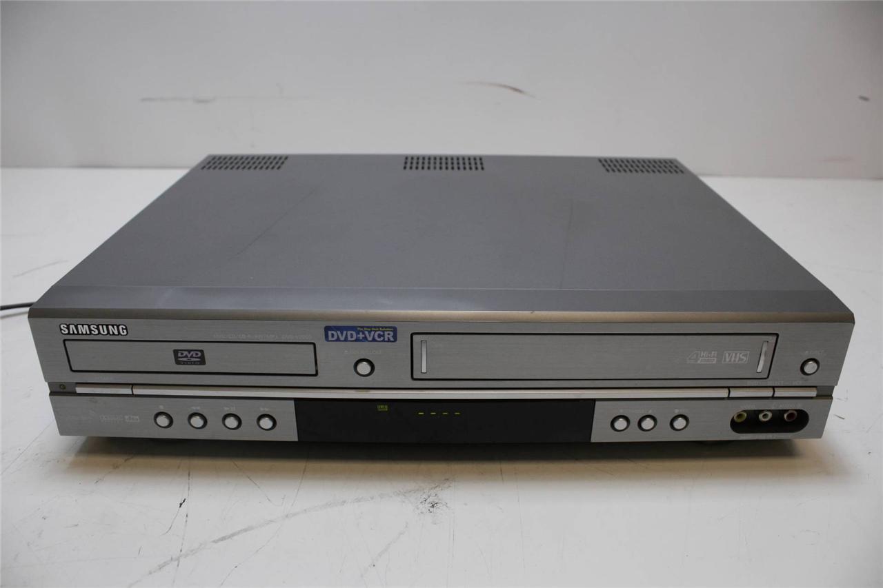 SAMSUNG DVDV2000 DVD/VCR COMBO DUAL DECK PLAYER VHS HIFI STEREO w