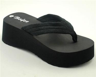 thick rubber sole flip flops