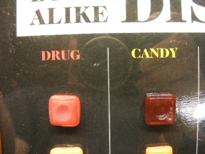 The Drug and Candy Look Alike Display - School eBay