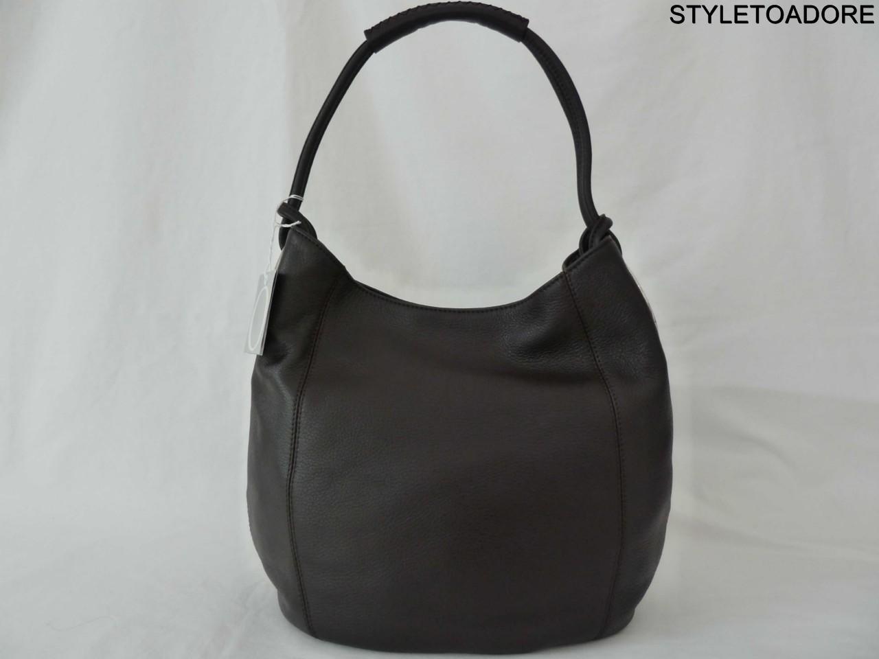 NEW Oroton Bag Handbag Kiera B Hobo Shoulder Bag Leather Black Silver O RRP$495 | eBay