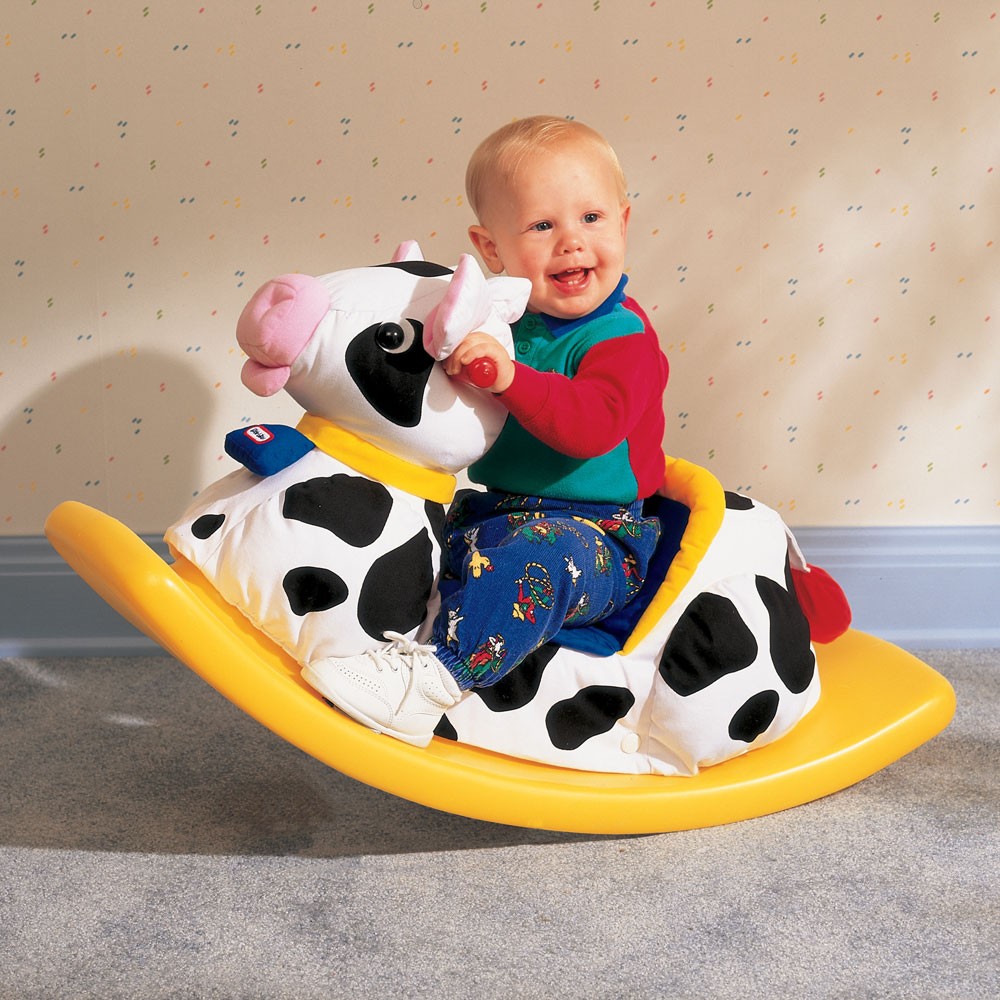 SOFT ROCKING COW NEW LITTLE TIKES RIDE ON BABY TODDLER TOY