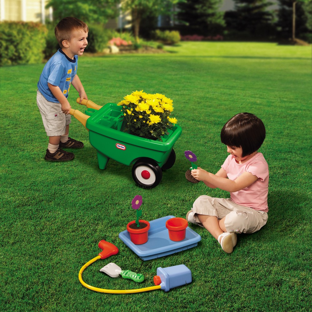 2IN1 GARDEN CART & WHEELBARROW NEW LITTLE TIKES eBay