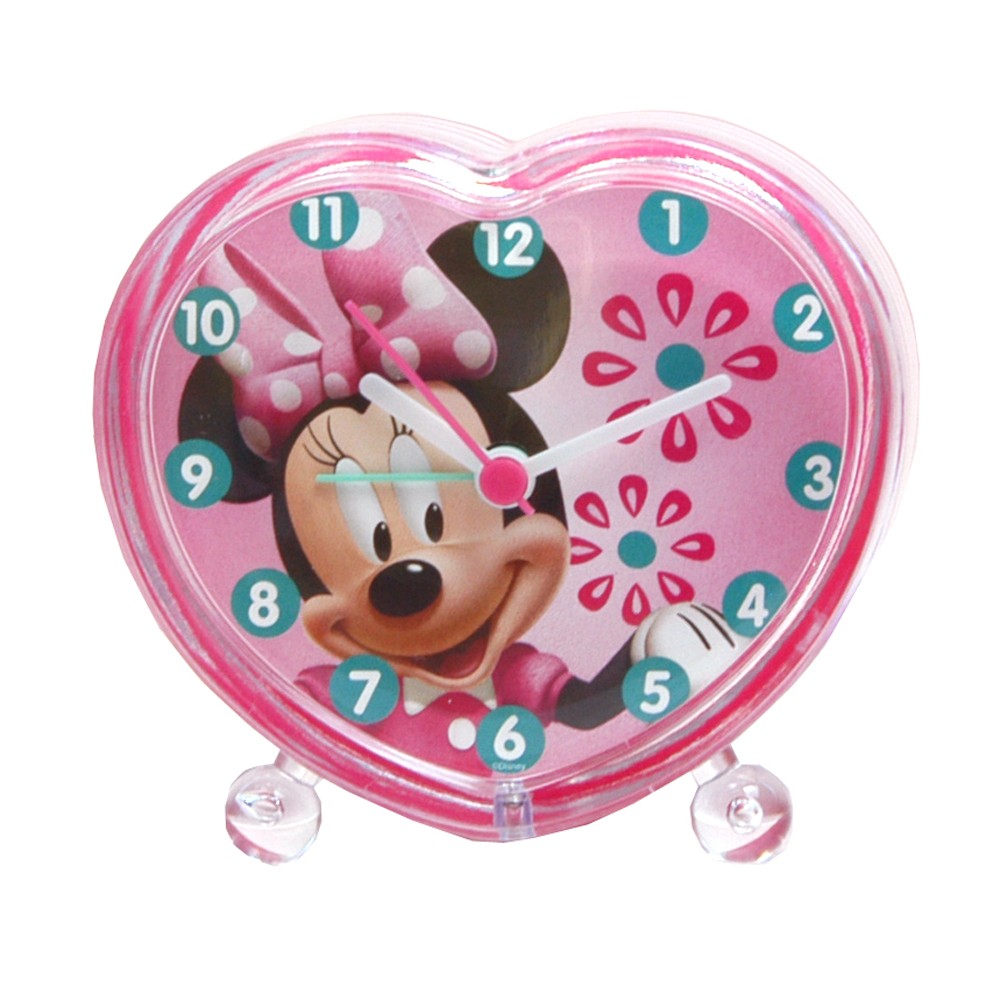 DISNEY MINNIE MOUSE HEARTSHAPED ALARM CLOCK NEW eBay