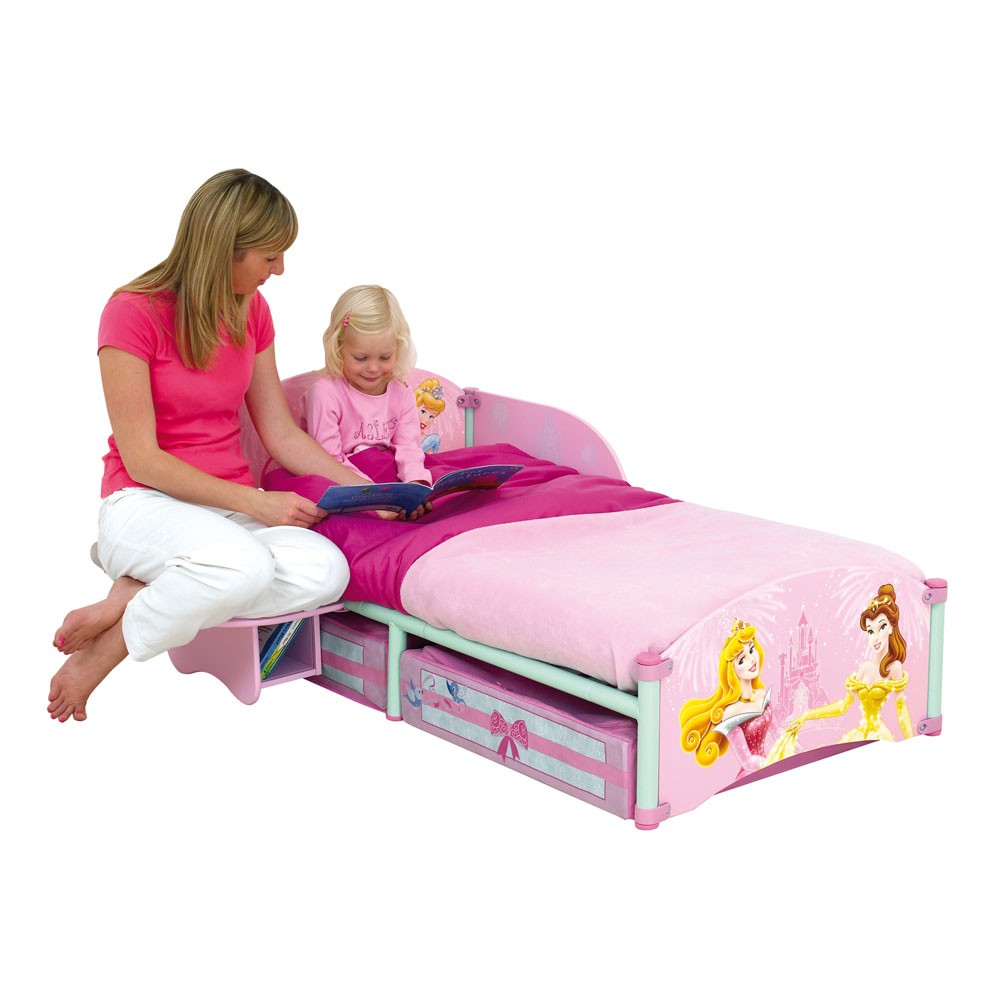 DISNEY PRINCESS STORYTIME TODDLER BED + MATTRESS BNIB eBay