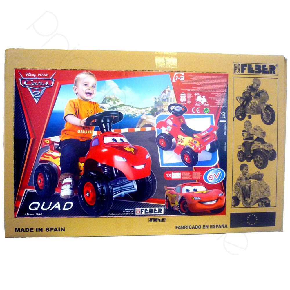 DISNEY CARS 2 LIGHTNING McQUEEN QUAD BIKE NEW BOXED eBay
