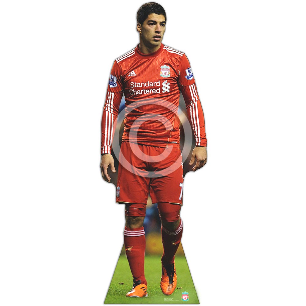 LUIS SUAREZ LIVERPOOL FC LIFESIZE CARDBOARD CUTOUT NEW eBay