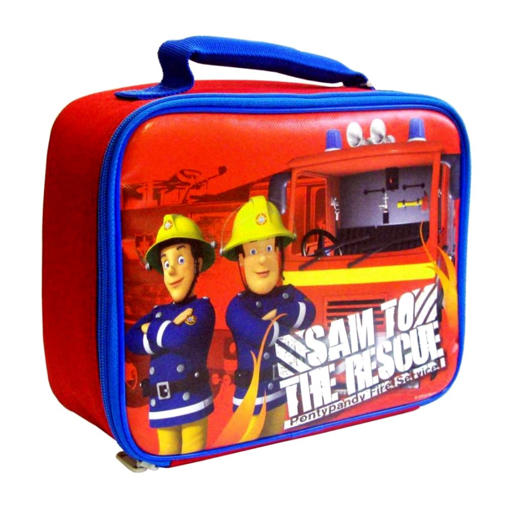 Fireman Sam Insulated School Lunch Bag Box New Ebay