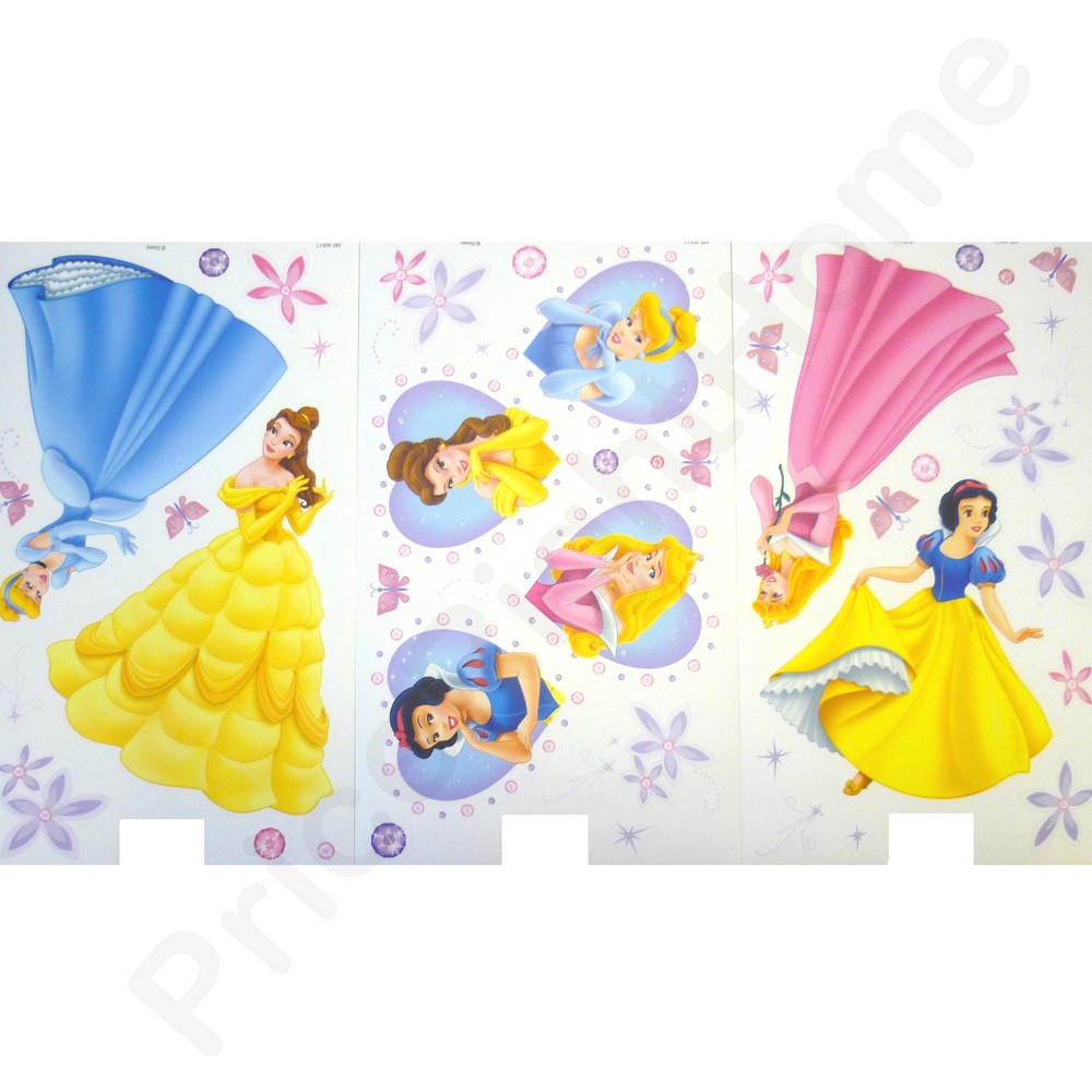 Disney Princess Deco Wall Stickers Set New (FREE SHIPPING) eBay
