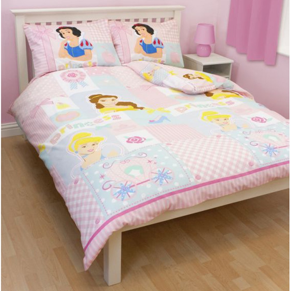 DISNEY PRINCESS 'WISHES' DOUBLE DUVET COVER NEW OFFICIAL BEDDING DOONA