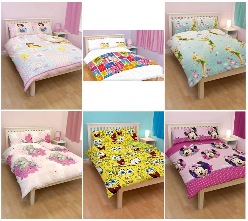 DOUBLE DUVET COVERS - CHARACTERS & TV 100% OFFICIAL (FREE UK SHIPPING)