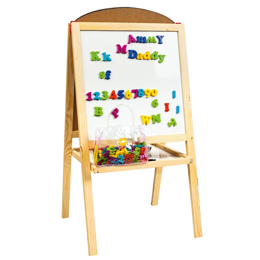 DOUBLESIDED EASEL by LEOMARK NEW BLACK & WHITE BOARD
