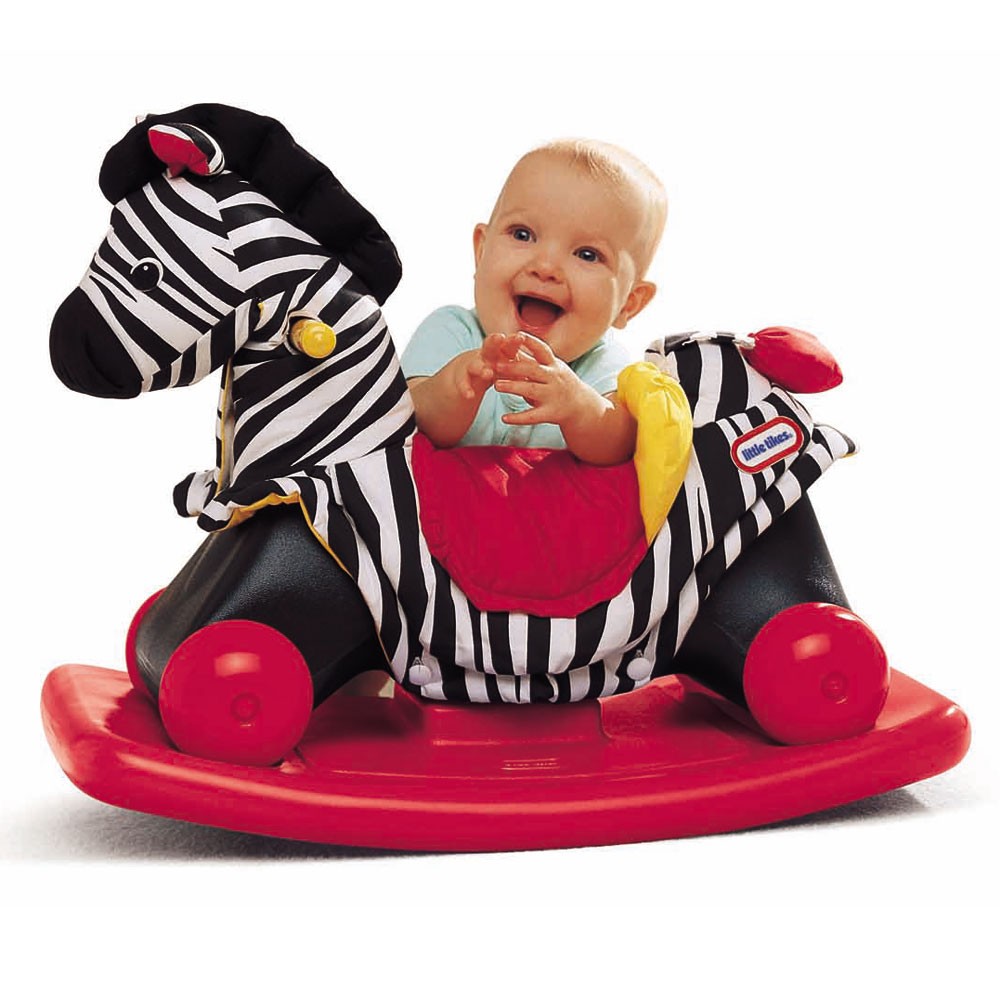 ZEBRA ROCK N SCOOT RIDE ON NEW LITTLE TIKES KIDS TOY eBay