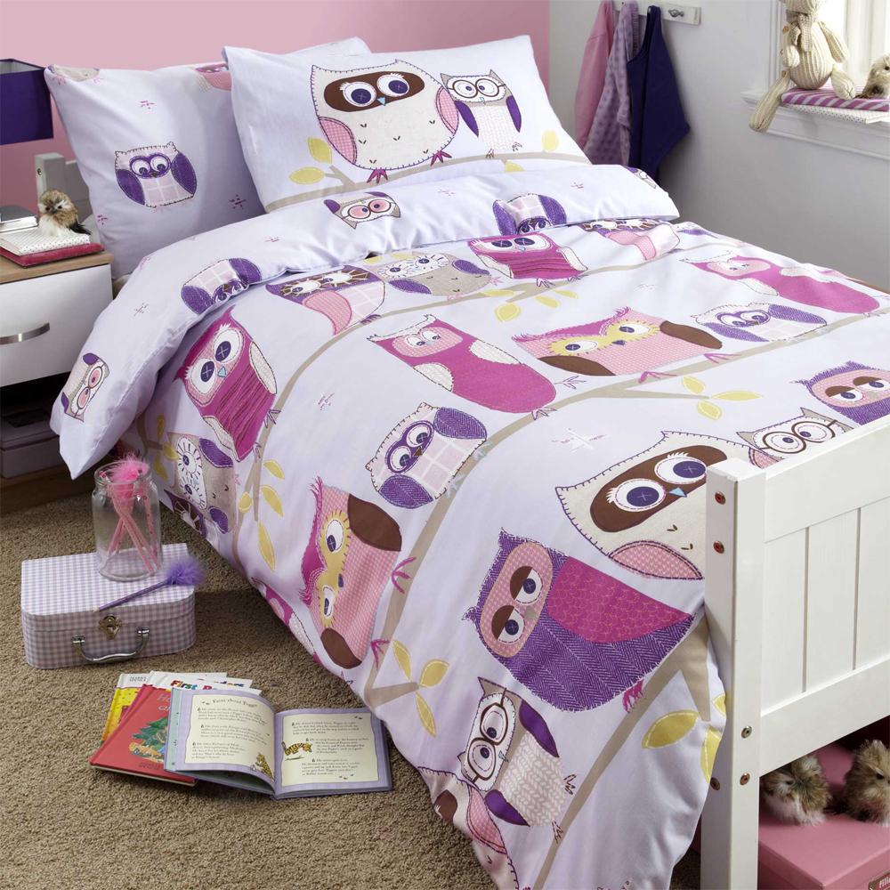 GIRLS SINGLE DUVET COVER & PILLOWCASE BEDDING SETS NEW eBay