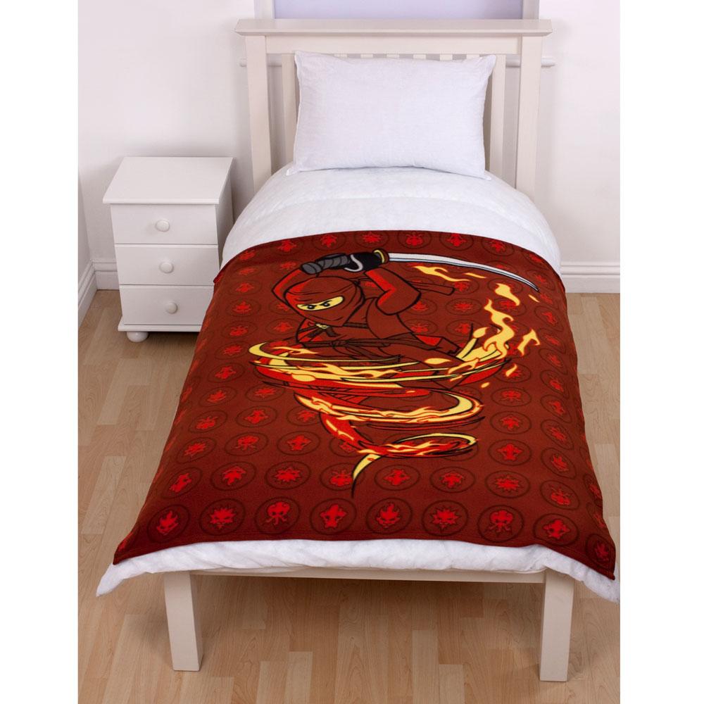 lego ninjago plush blanket