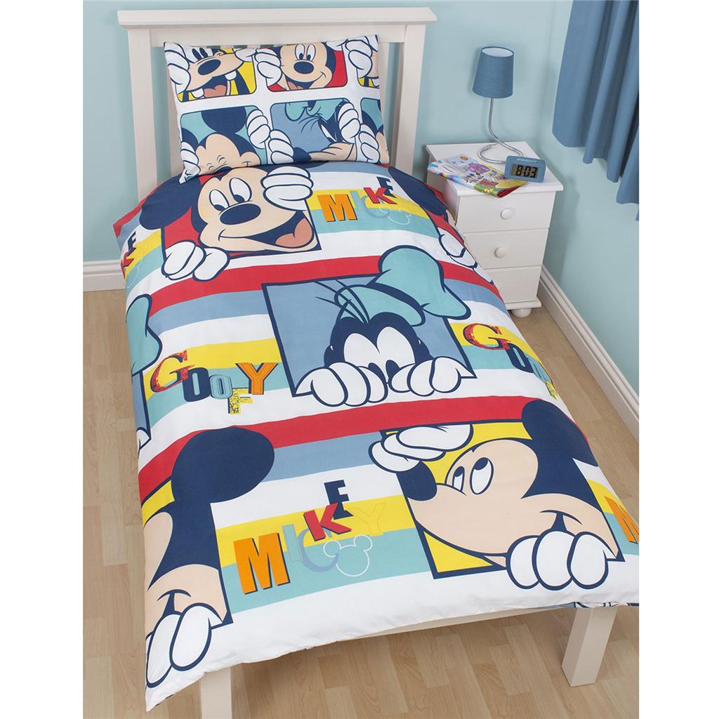 SINGLE CHARACTER DUVET COVERS KIDS BEDDING FREE DELIVERY