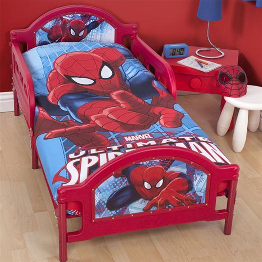 SPIDERMAN 'CITY' JUNIOR COT BED DUVET COVER 100 OFFICIAL SPIDERMAN