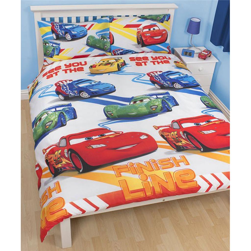 DOUBLE CHARACTER DUVET COVERS BEDDING OFFICIAL CARS, MINNIE, DISNEY