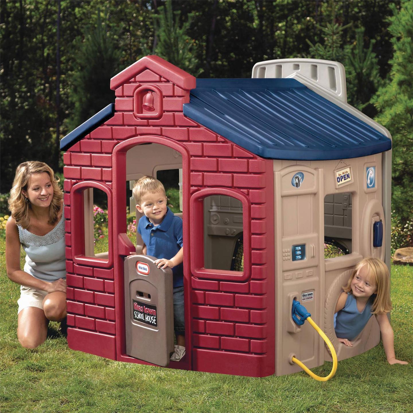 little tikes inflatable fire station playhouse