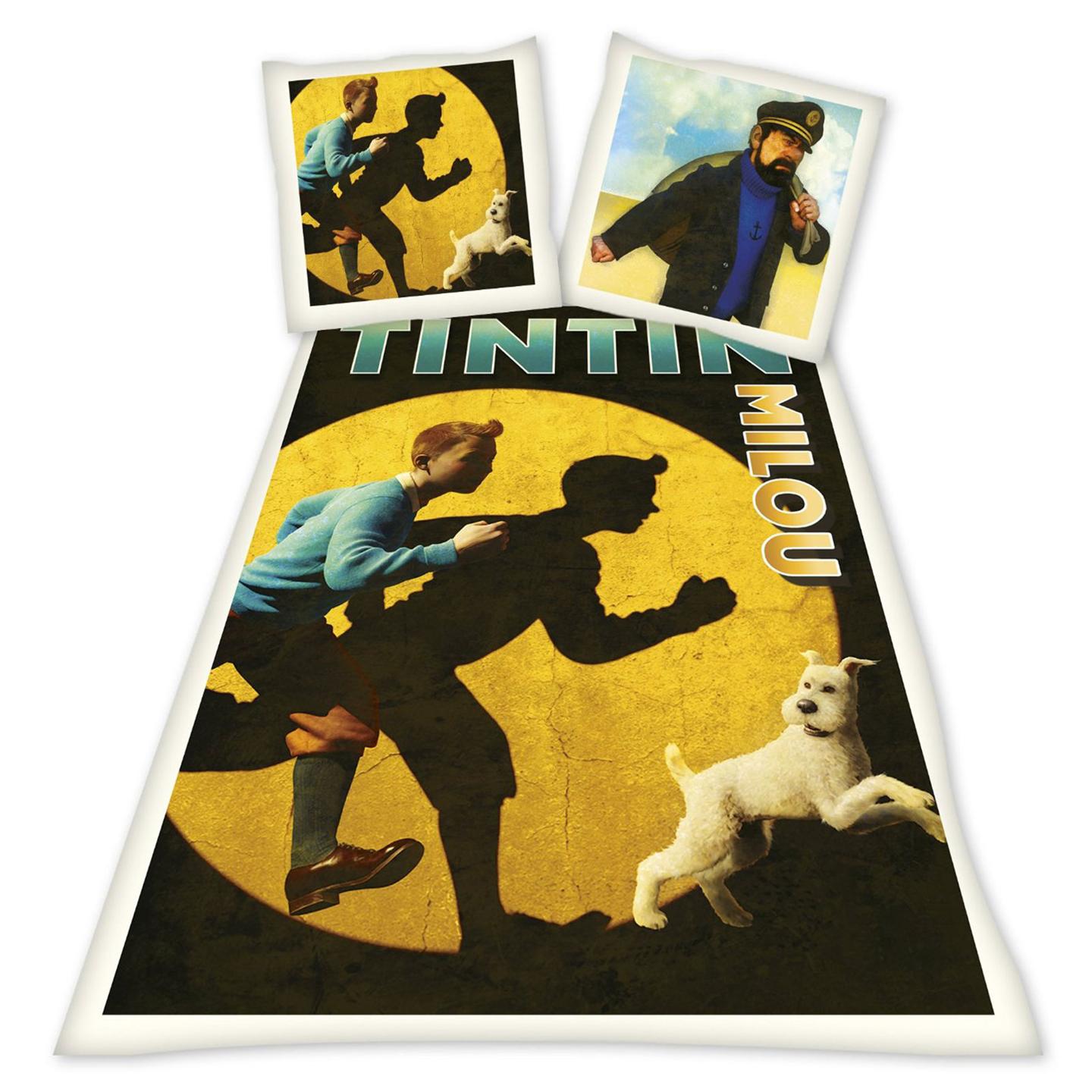 THE ADVENTURES OF TINTIN 'SPOTLIGHT' DUVET COVER SET 100 COTTON NEW eBay