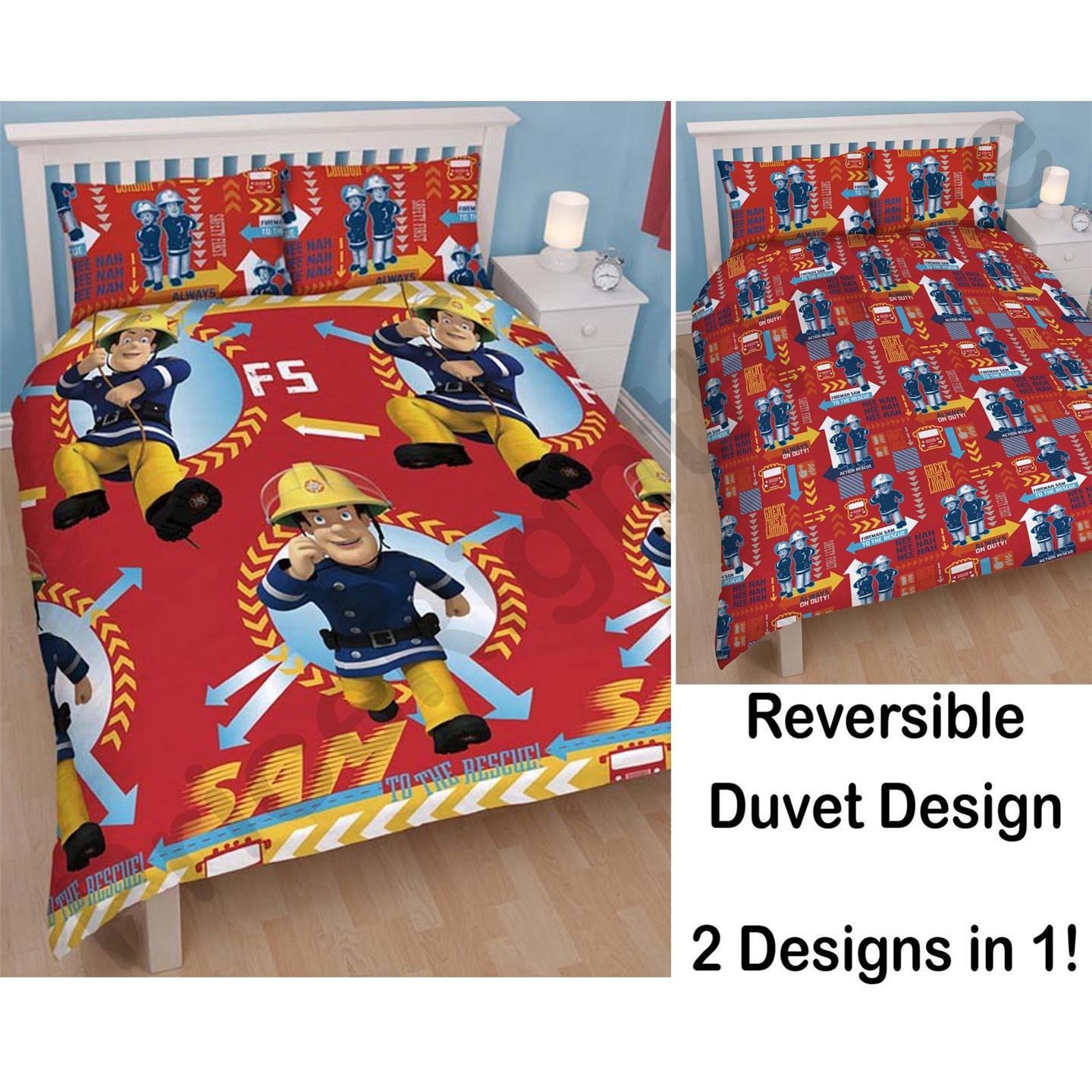 NEW FIREMAN SAM BEDROOM ACCESSORIES BEDDING FURNITURE OFFICIAL eBay