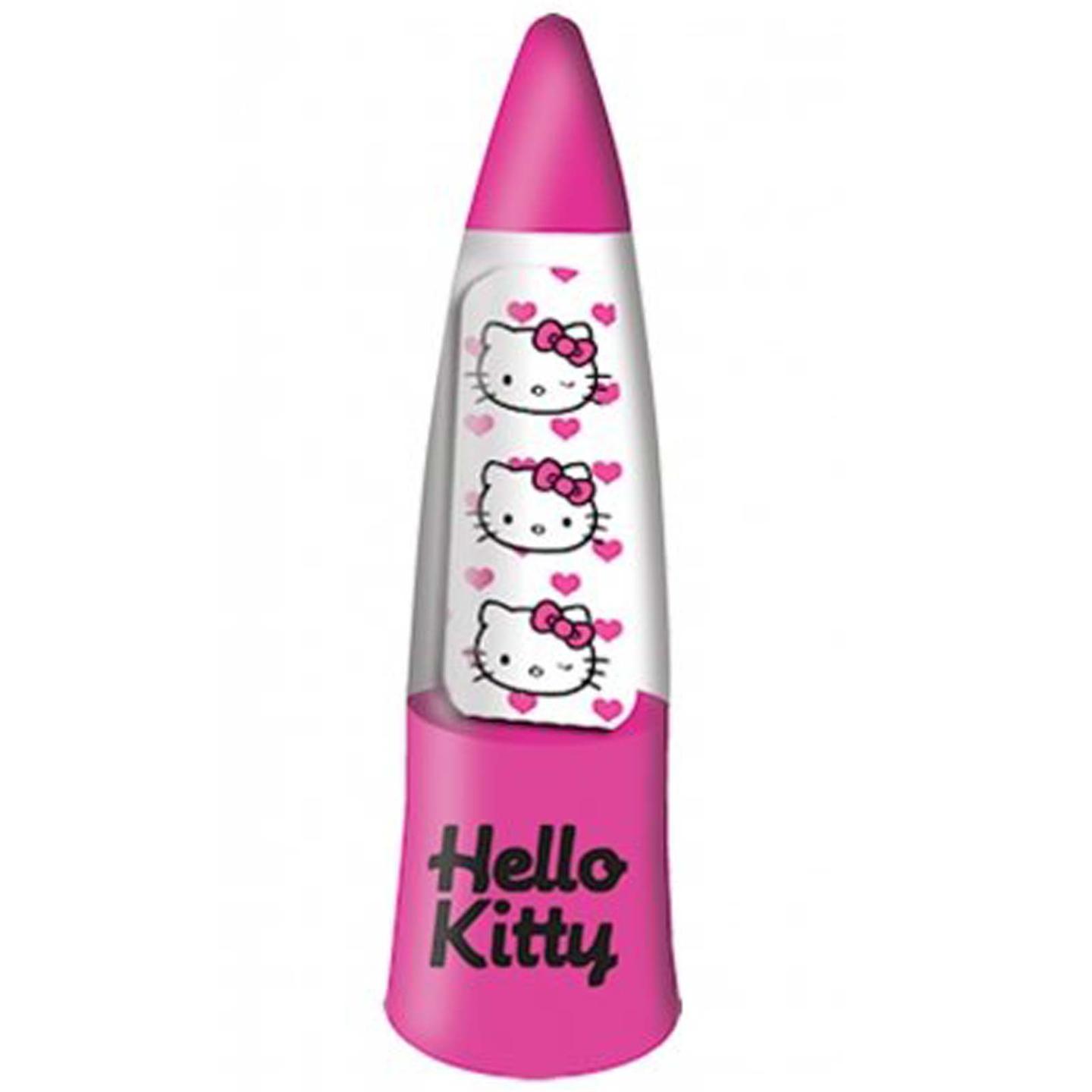 100% OFFICIAL HELLO KITTY 'HEARTS' GLITTER LAMP BEDSIDE LIGHT | eBay