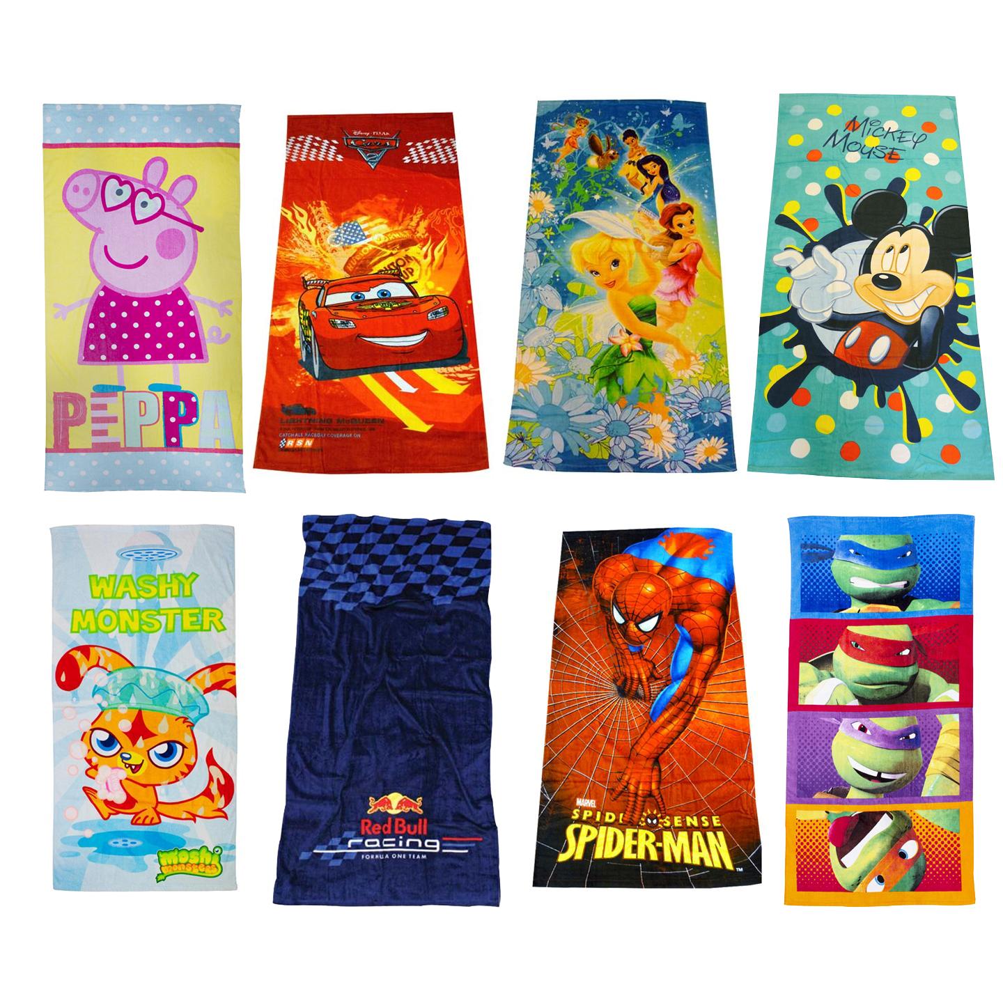 Kids Disney and Character Towels Childrens Large Beach Bath Towels New eBay