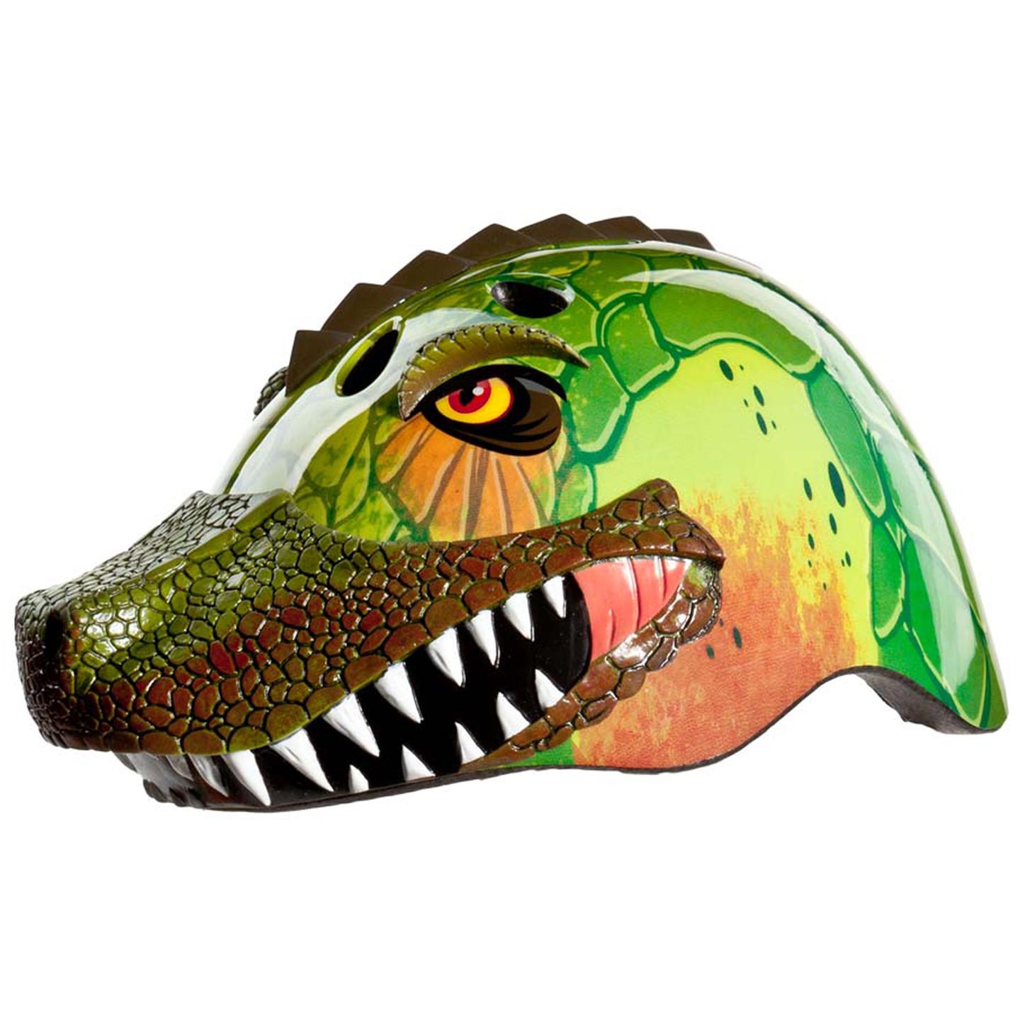 dinosaur with hard helmet head