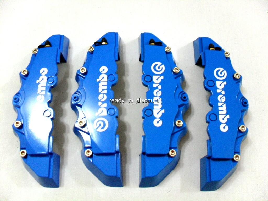 BMW E28 E30 E36 E46 M3 M5 BLUE BRAKE CALIPER COVERS 4PCS FRONT/REAR