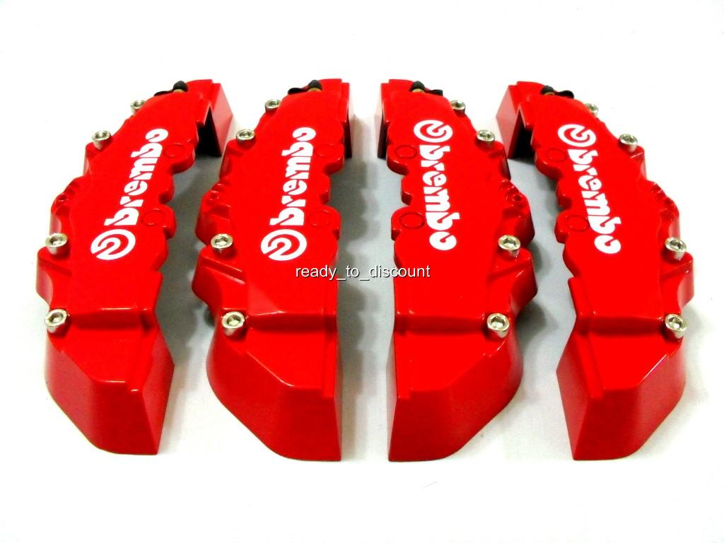 Red brake calipers bmw e60 #3