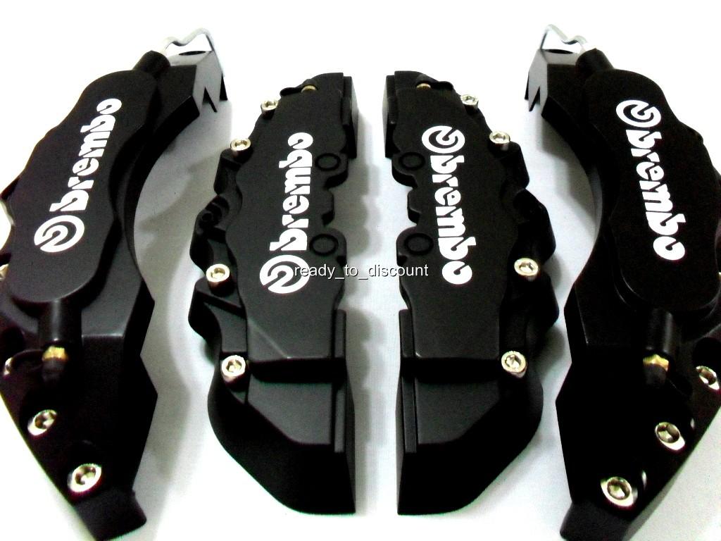 HOLDEN COMMODORE VT VN VZ VS VV HSV BIG BLACK BRAKE CALIPER COVER 4PCS