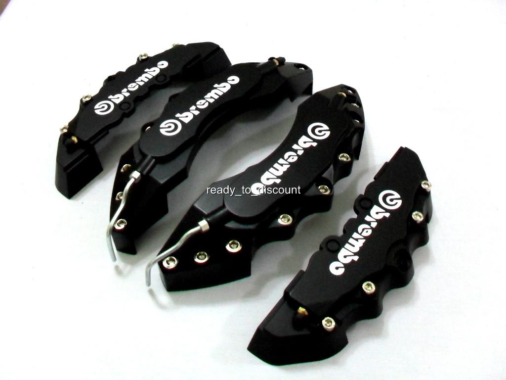 HOLDEN COMMODORE VT VN VZ VS VV HSV BIG BLACK BRAKE CALIPER COVER 4PCS