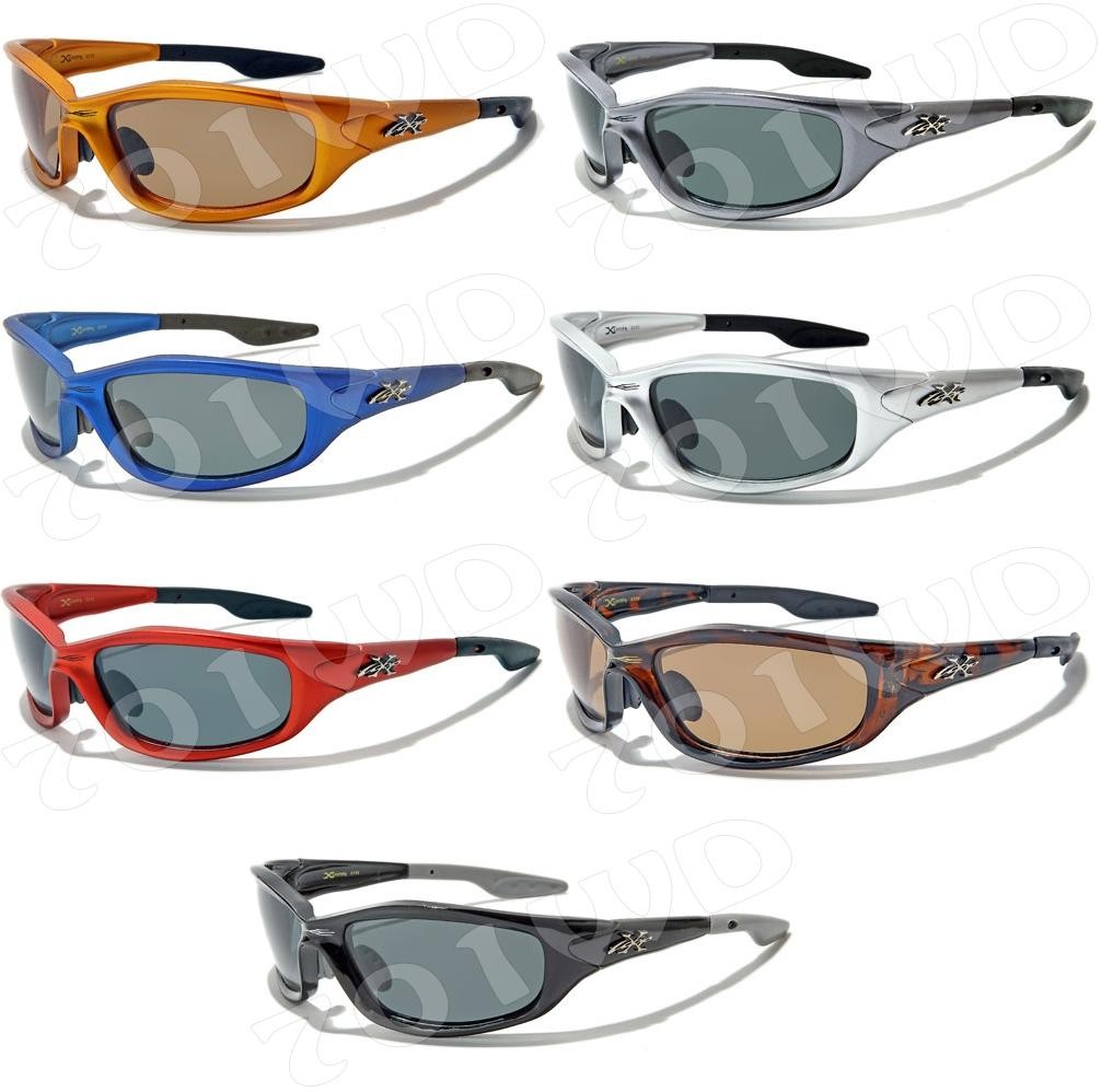 New-Mens-Xloop-POLARIZED-Fishing-Cycle-Sunglasses-Black-Blue-Red-Driving-X-Loop