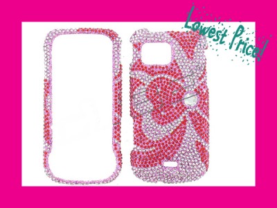 Samsung Mythic on Pink Bling Cover Case 4 At T Samsung Mythic A 897
