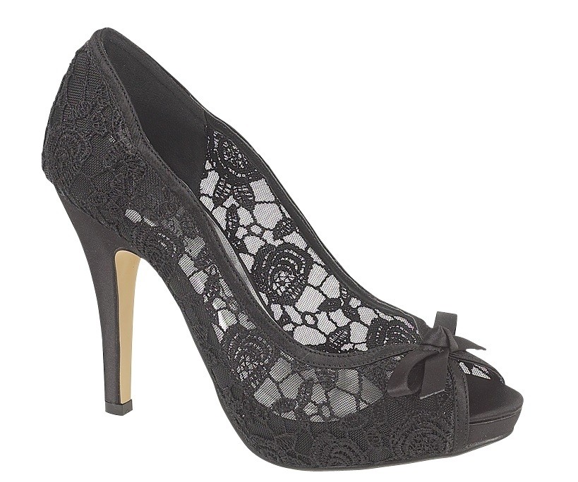 prom high heels black