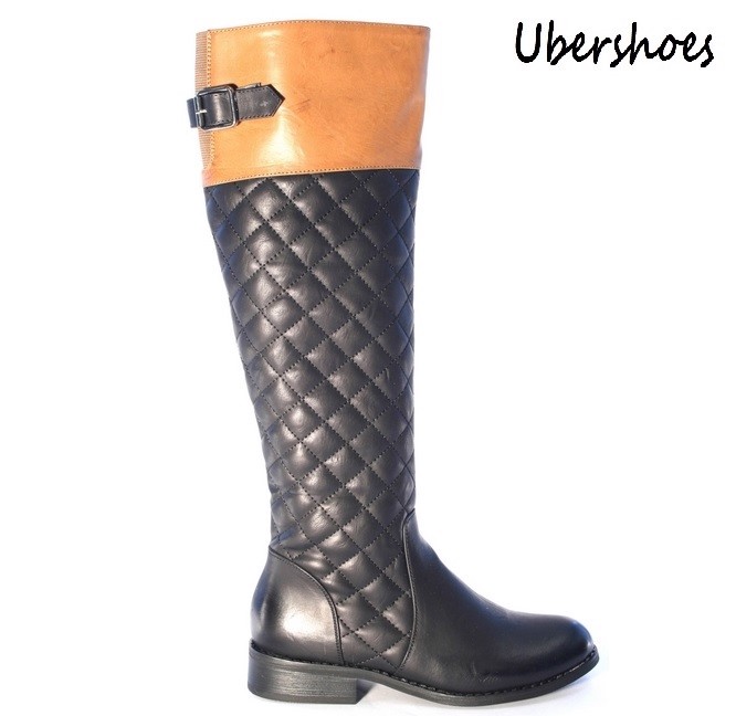 womens brown and black boots
