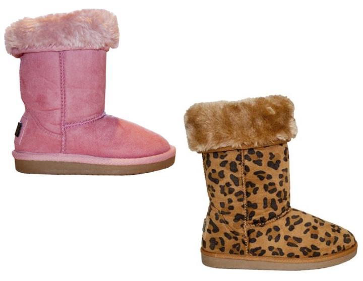 calf length slipper boots