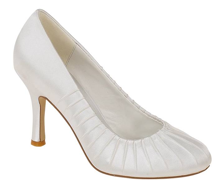 ivory bridal court shoes