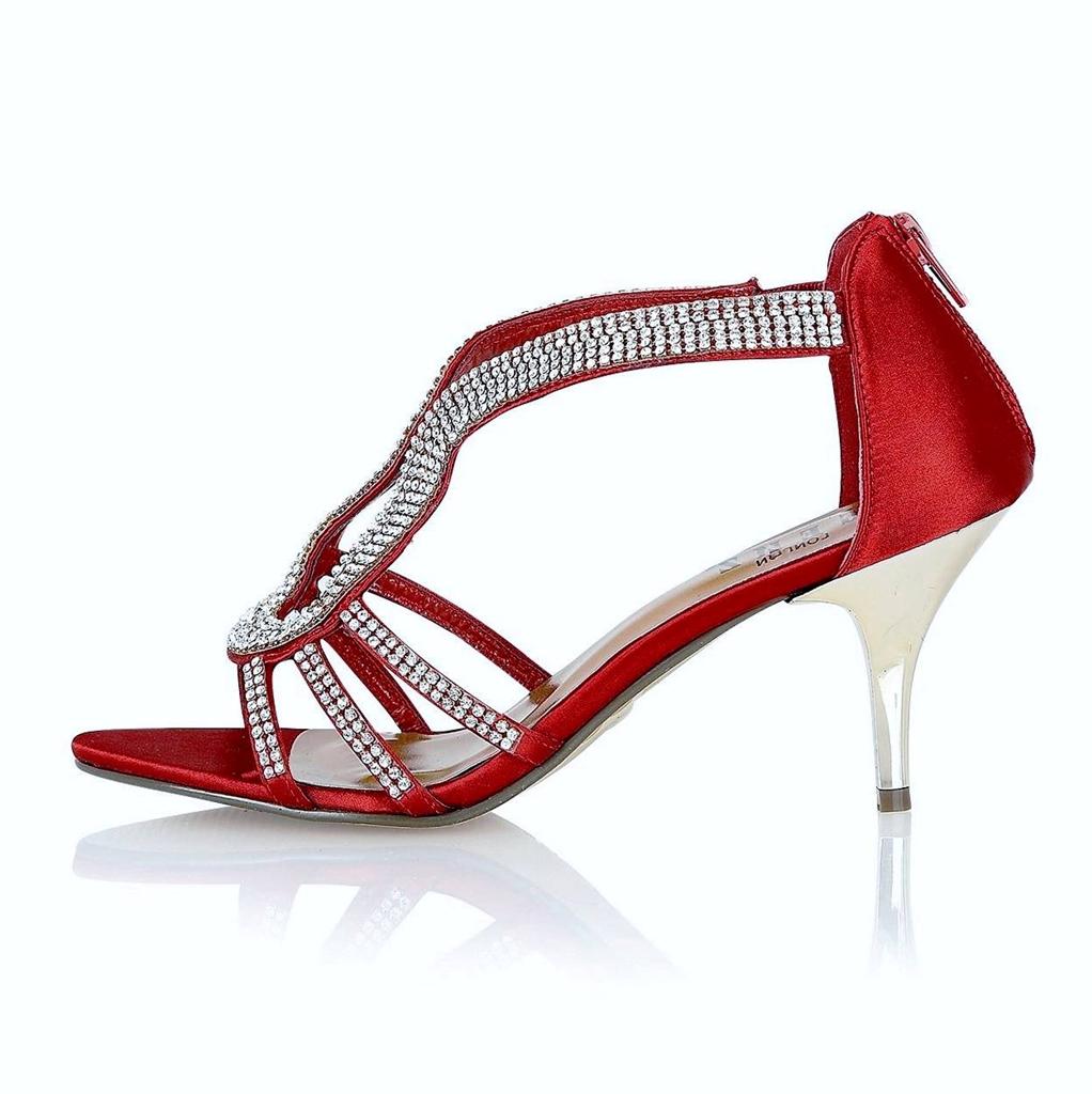 women's evening shoes medium heel