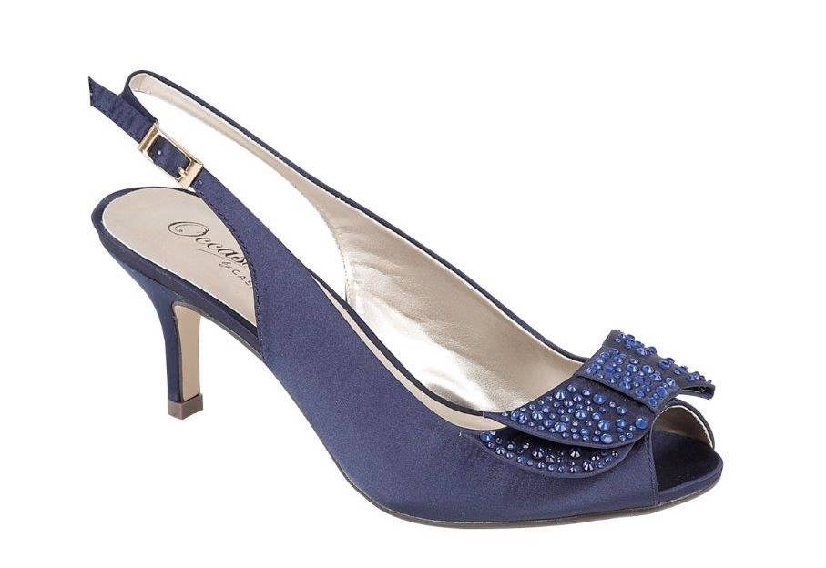 sling back evening shoes