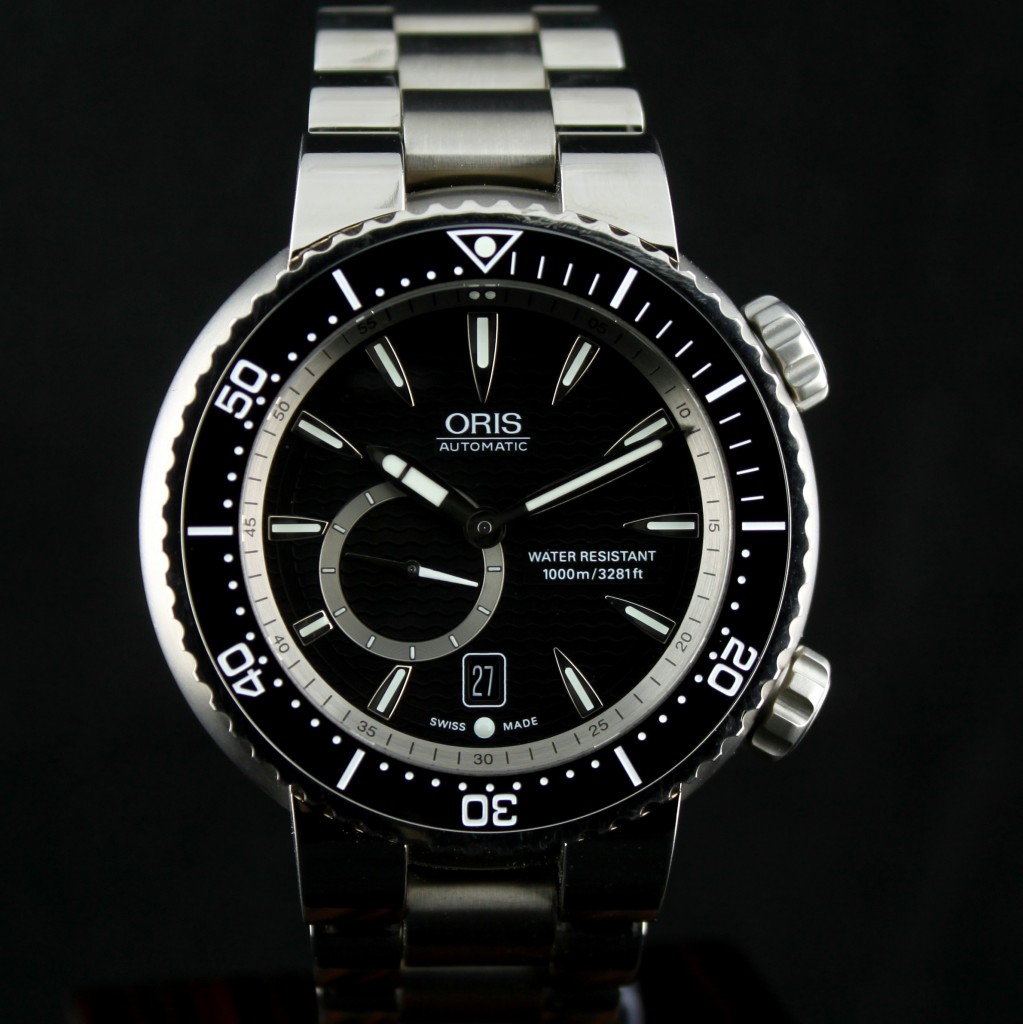 FS ORIS TT1 Titan Divers 1000M Small Second 47mm CERAMIC Bezel