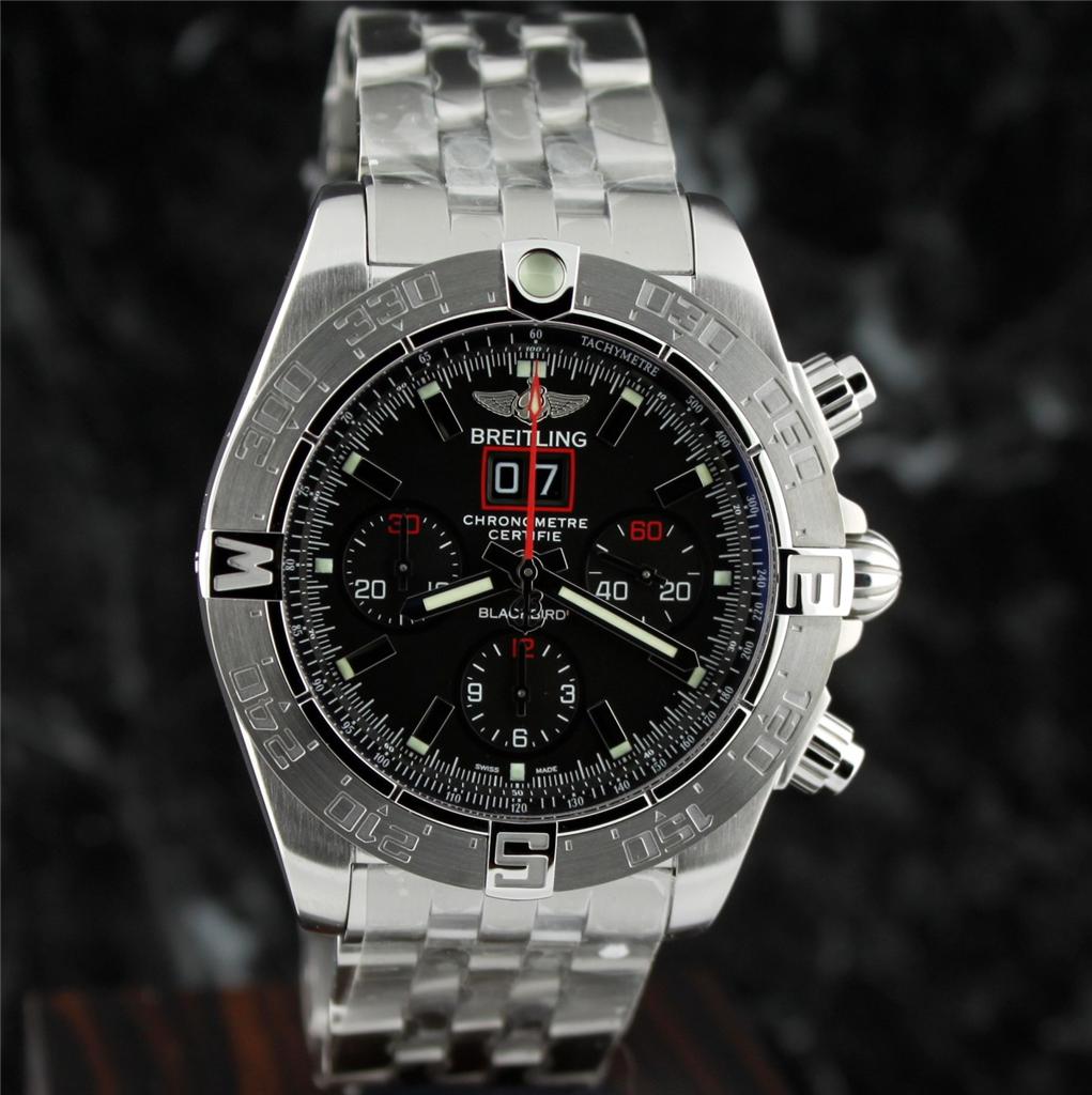 fs bnib Breitling CHRONOMAT Blackbird RED STRIKE Limited Edition