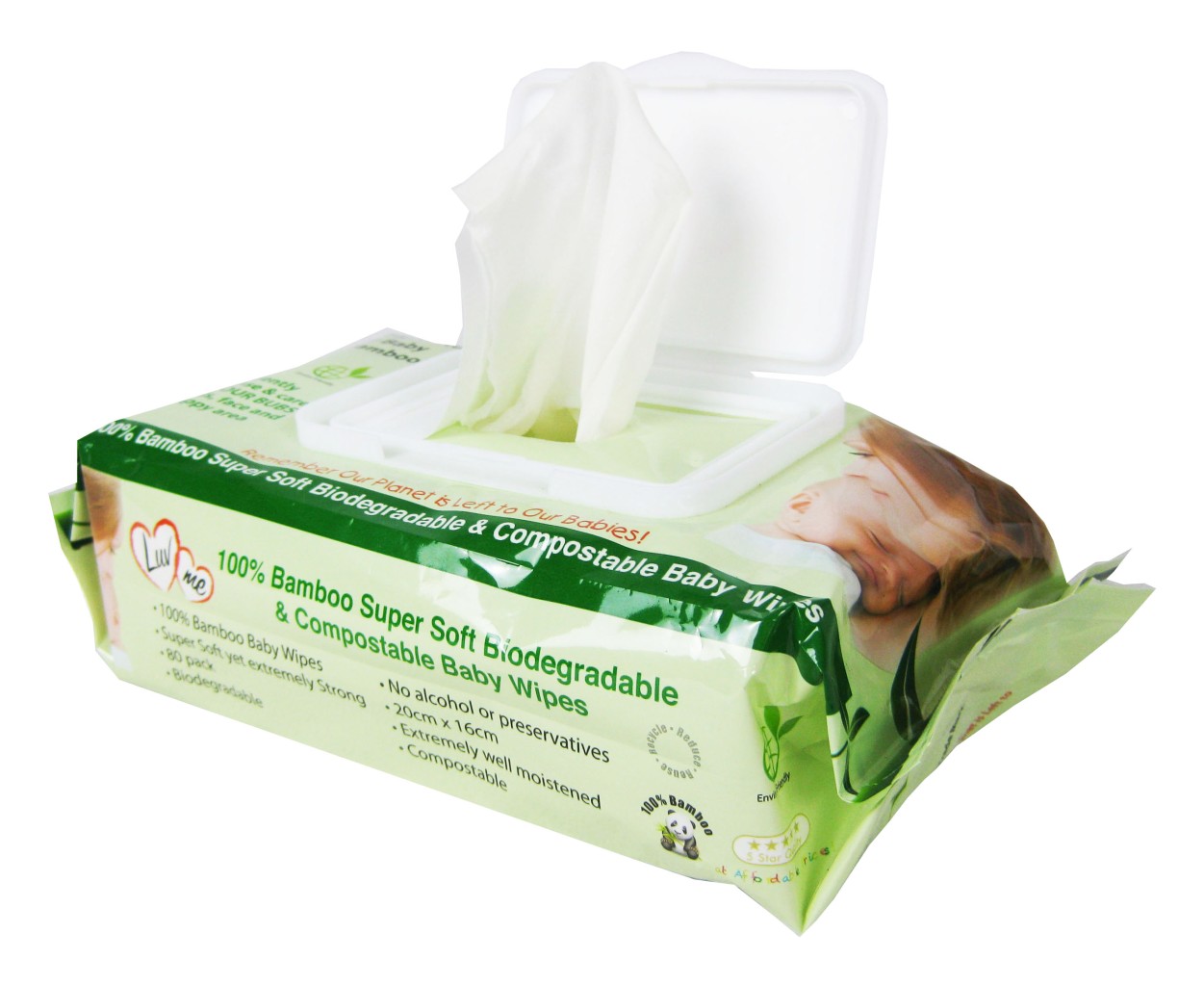 Bamboo Disposable Nappies Nappy Diapers Pampers Baby & Toddler New