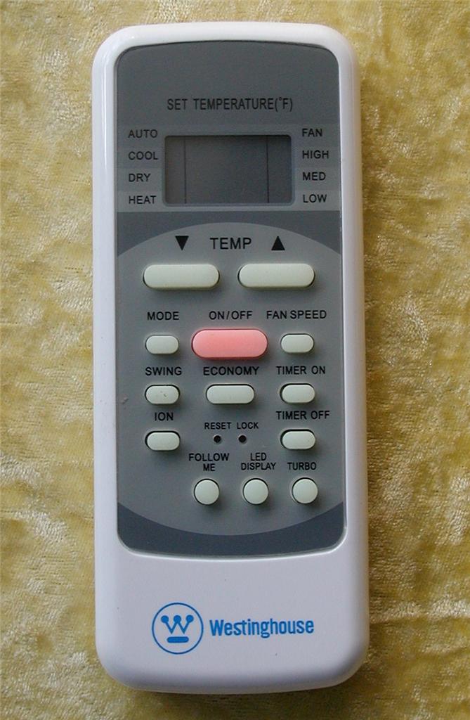 Westinghouse Air Conditioner Remote Control R51I10 BGE eBay